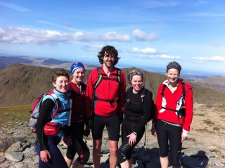 Cumbrian Traverse, on Coniston Old Man